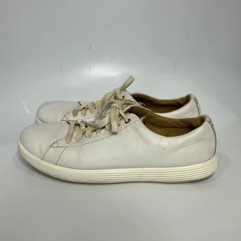 Cole Haan grand crosscourt‎ ll leather sneakers white size 8.5